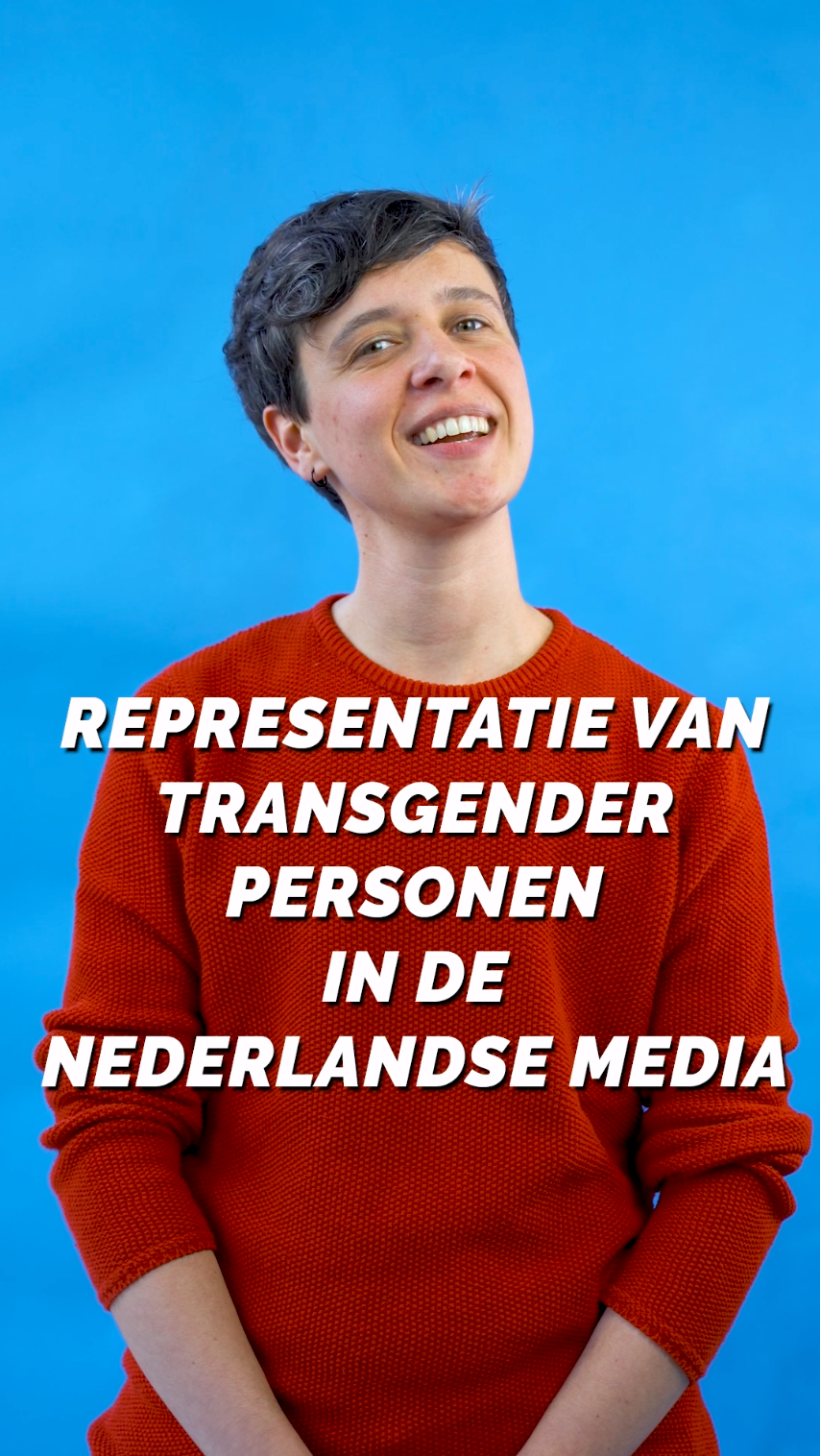 Jonah met de tekst representatie van transgender personen in de nederlandse media